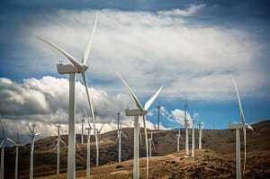 wind turbines