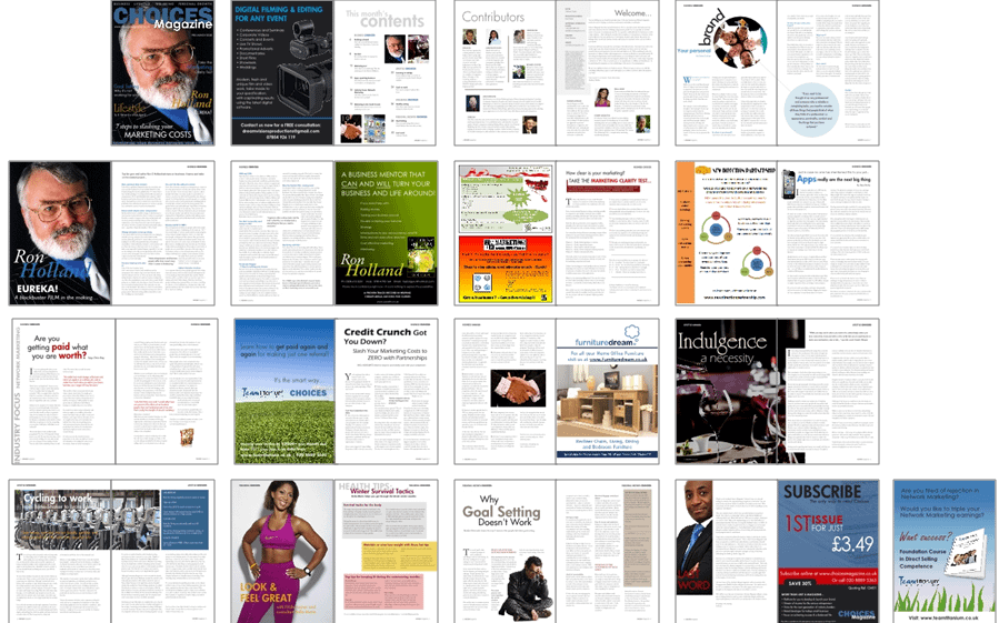 magazine blog design