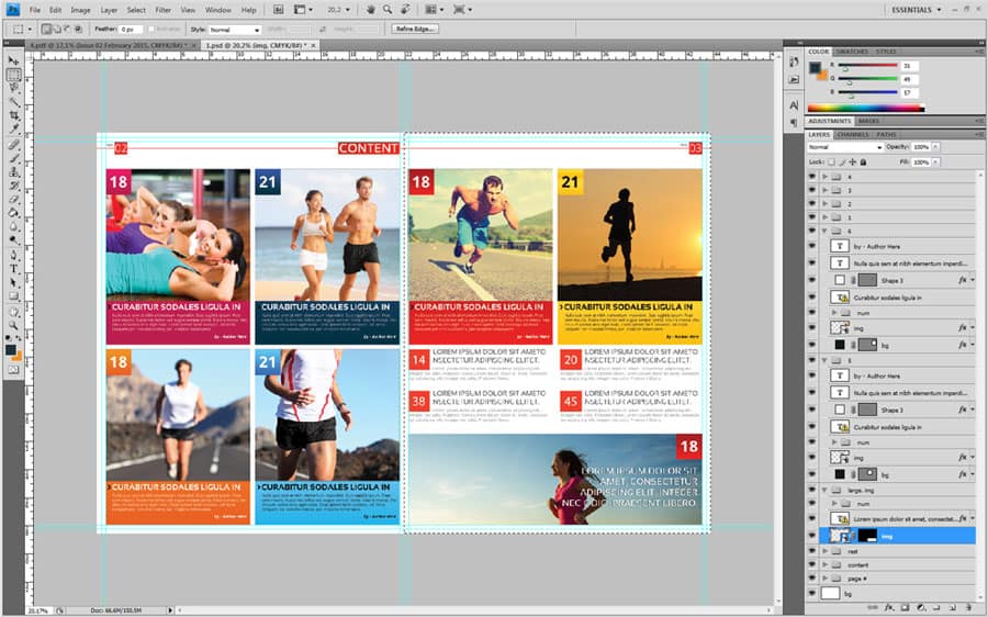 magazine blog template